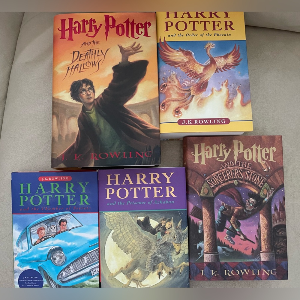 Harry Potter J.K Rowling Hard Cover Books 5/7